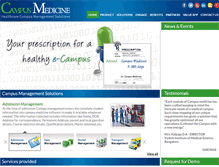 Tablet Screenshot of campusmedicine.com